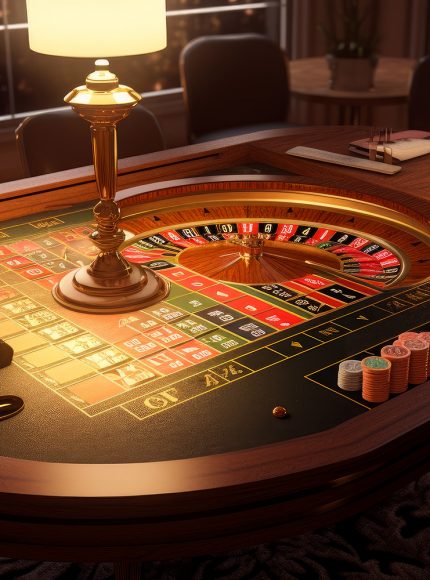 wooden-table-gambling-room-roulette-wheel-is-middle-piles-chips-around-generative-ai